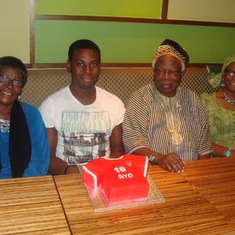 @Ayo's 18th birthday meal