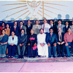 Ozy and KCO Members during the visit of Bishop of Mangalore to Abu Dhabi