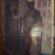 Grandpas portrait in the oluyole house