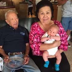 Mom & Dad with baby Ryvan Lao Gilbert ( event Darius & Amy before wedding day)