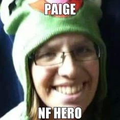Paige our NF hero!  This was taken just a few weeks before she was diagnosed with the cancer that would take her life less than 2 months later.