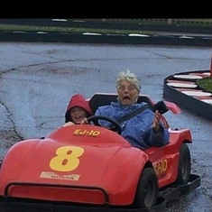 Lume taking nanny for a ride
