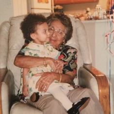 Alyssa and Grandma Allem
