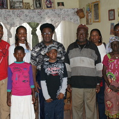 Tume family visiting Pa Kimbo in 2012