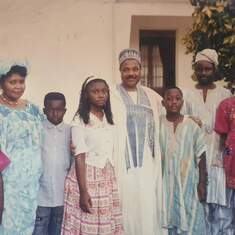 Awudu Family with Papa
