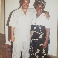 Pa and his nanny/cousin Late Mami Jeanne Nangah