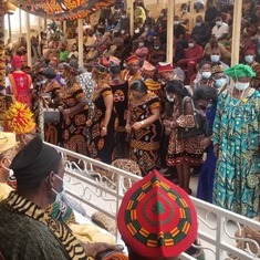 Celebration of Pa life by the Royal fathers in Yaounde 