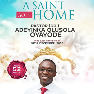 Pastor (Dr.)  Adeyinka Olusola Oyayode