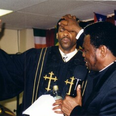BEING ORDAINED