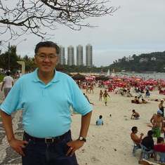 2007년  브라질 선교사부부세미나중-과루자 해변에서