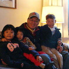 2009년 11월 추수감사여행-산장에서 아이들과, 맘모스레이크