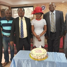 Pastor Chuks celebrating his wife on her birthday in church 