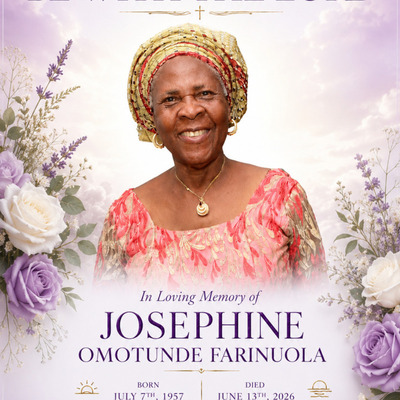 Pastor Mrs. Josephine Omotunde Farinuola