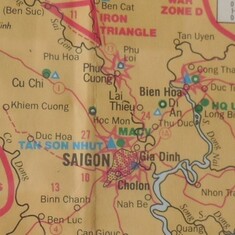 Location of Cu Chi