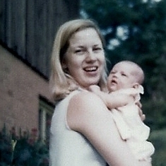 Pat with Jennie - 1970