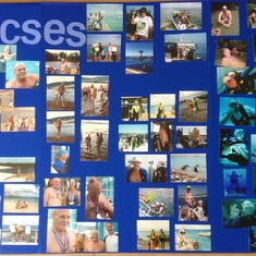 Pisces Pat Photo Board from the Celebration of Life 3/30/19