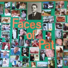 Face of Pat Photo Board Celebration of Life 3/30/19
