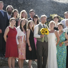Jehle family at Gretchen and Kurt's wedding, 2005