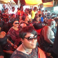 At a funeral in Bompata Ashanti Region . Ghana