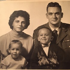 Mom and Robert Fabiano with Mark and Donna Fabiano
