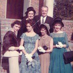 Granny, Pop & their 4 daughters