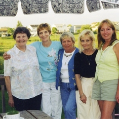 Margie and sisters - Our Champlin house (D)