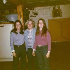 Patricia with her sister, Rosemary, and Aunt Blanche