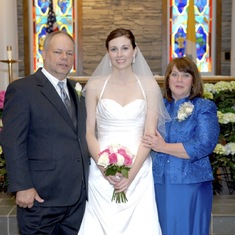 Patricia and Randy with their new daughter, Kym (Anthony's wife).