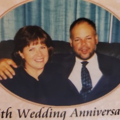 Patricia and Randy's 25th wedding Anniversary