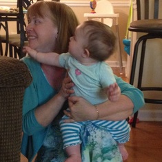 Pat with her granddaughter, Claire