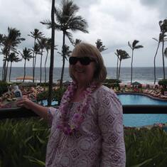 Patricia enjoying Hawaiian weather