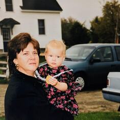 Pat with her youngest daughter, Julie