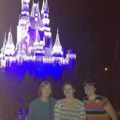 Mom, Julie and Nadine in Disney World