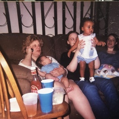Mom, Isaiah, Harriette, Tianna, and Angie 