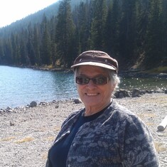 Mom loved the waters. Wyoming