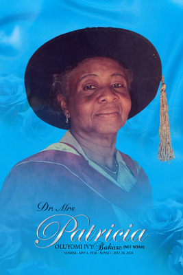 Dr. Mrs. Patricia Oluyomi Ivy Bakare