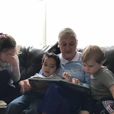 Nothing better than reading to the great-grandkids