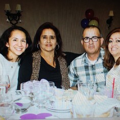 This is at my 50th birthday with Stephanie Vern and Carmen