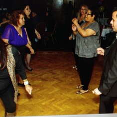 Here she is dancing at my 50th party with my son Gabriel I miss you and love you Auntie Pat