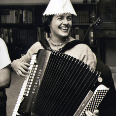 Pat could play the accordian