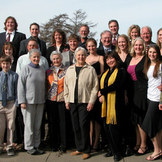 Family at Doc's memorial, 2007