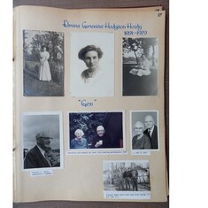 Genevieve and Russell Healy, John's parents. scrapbook
