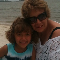 Patty loved the beach!