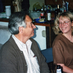 Patty and Jay Rosenbaum share a Taos laugh