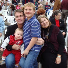 Mom and Michael, Parker and Cameron