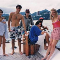 Hong Kong boat trip 1990