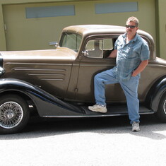The '34 Chevy Coupe was Pat's pride project.  