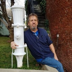 Pat knew every antique hydrant in every town.  This one's in Nevada City.  