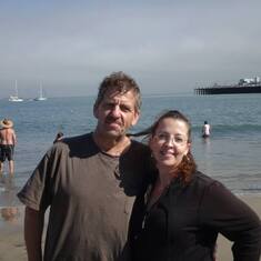 Pat and I in Santa Cruz