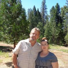 Me and Pat at his property in Nevada City
